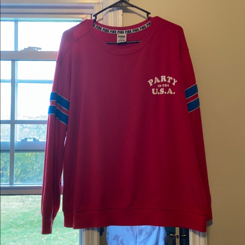PINK (red) 😉 light sweater!